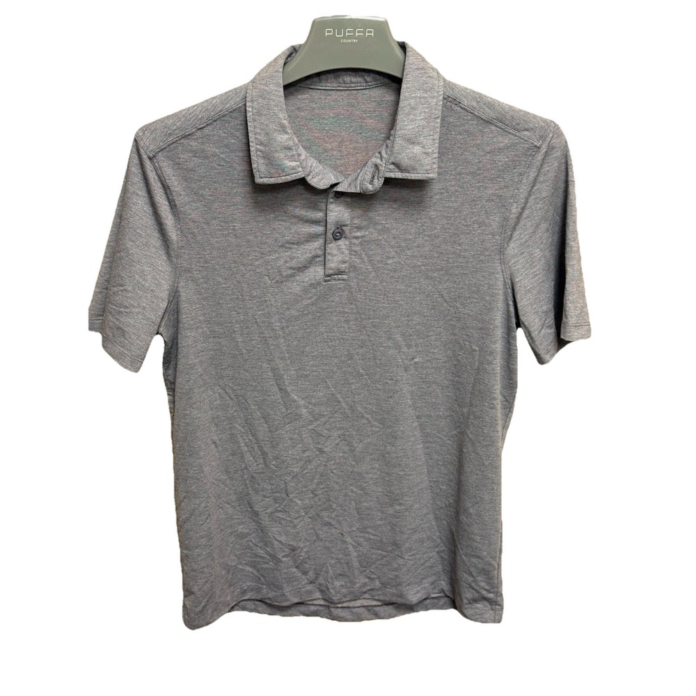 Men's Lululemon Evolution Polo Solid Grey Size Sm… - image 1